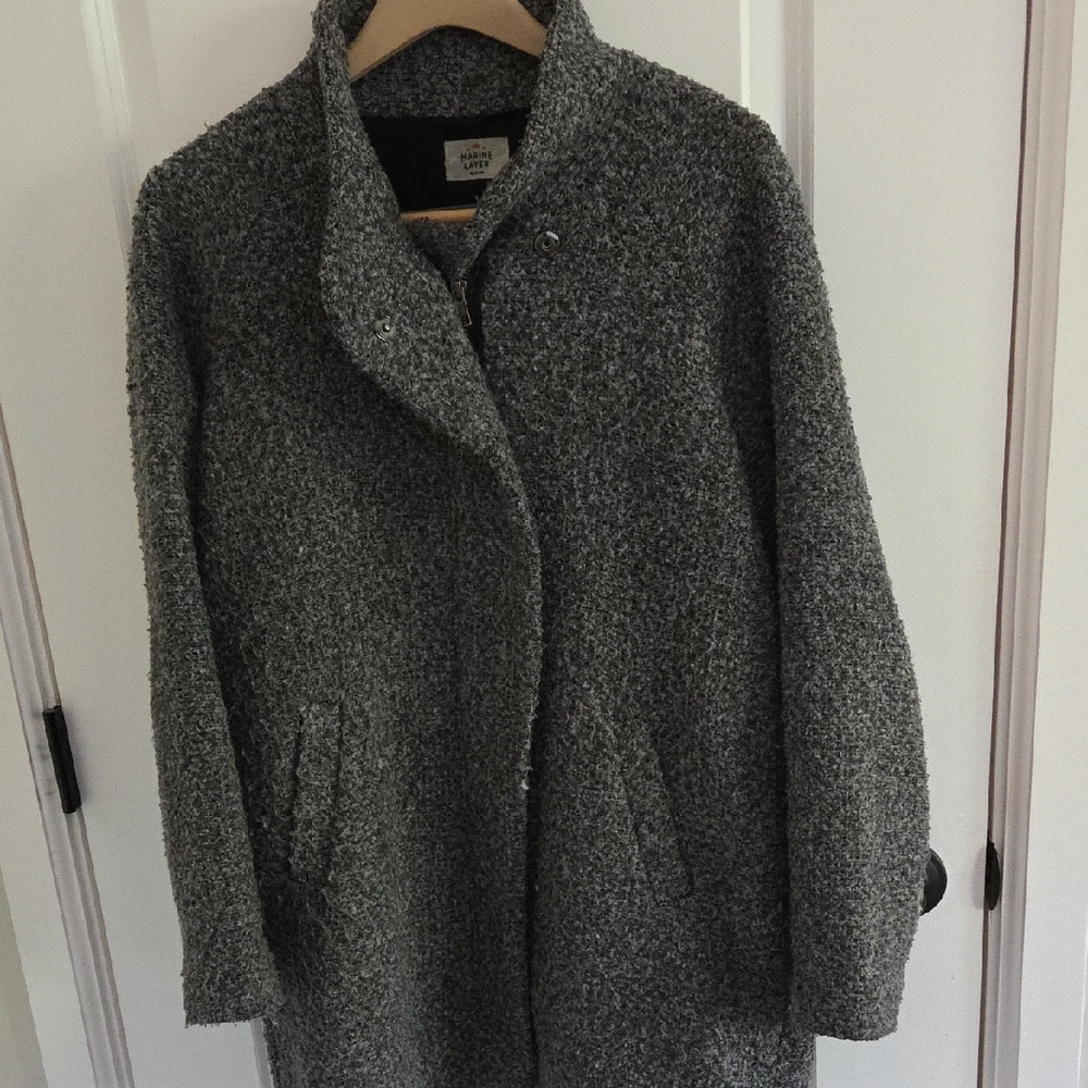 Marine Layer Gray Teddy Jacket - image 1